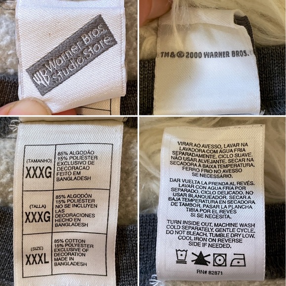 Vintage Warner Bros Foghorn Leghorn crewneck sweatshirt, size 3XL - Picture 14 of 16